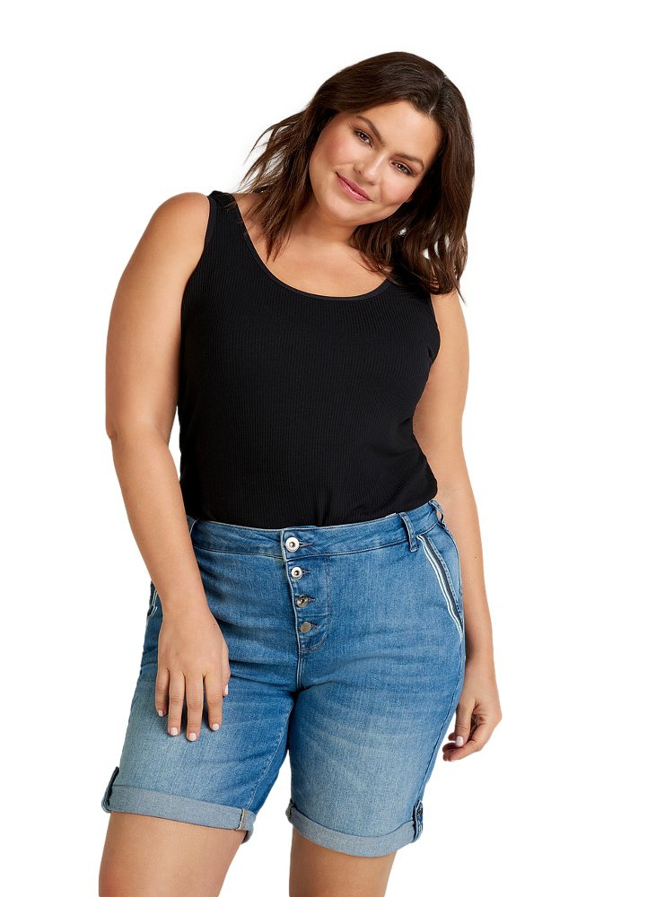 ZIZZI FANTASTYCZNE JEANSOWE SPODENKI 172B ZIZZI FANTASTYCZNE JEANSOWE SPODENKI 172B