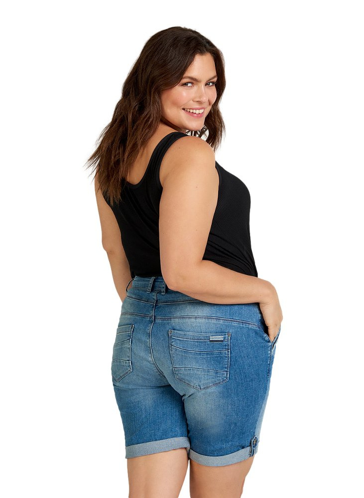 ZIZZI FANTASTYCZNE JEANSOWE SPODENKI 172B ZIZZI FANTASTYCZNE JEANSOWE SPODENKI 172B