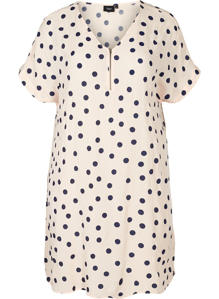 ZIZZI LEKKA SUKIENKA W GROCHY 586C ZIZZI LEKKA SUKIENKA W GROCHY 586C