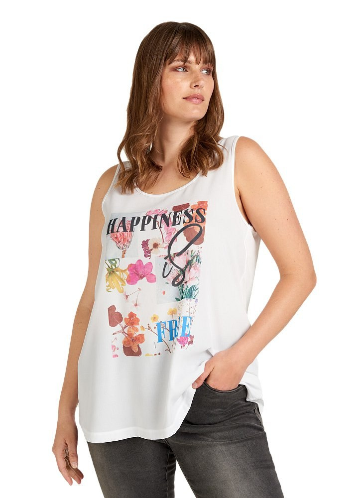 ZIZZI SPORTOWY TOP KOLOROWY NADRUK 472B ZIZZI SPORTOWY TOP KOLOROWY NADRUK 472B