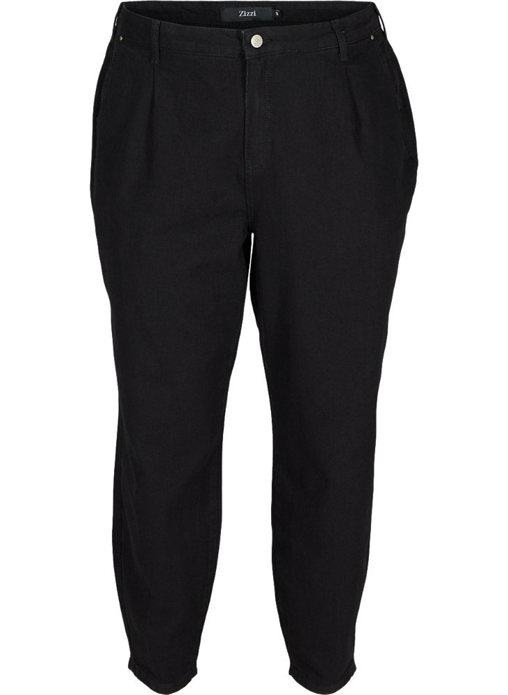 ZIZZI CZARNE SPODNIE BAGGY 612A ZIZZI CZARNE SPODNIE BAGGY 612A