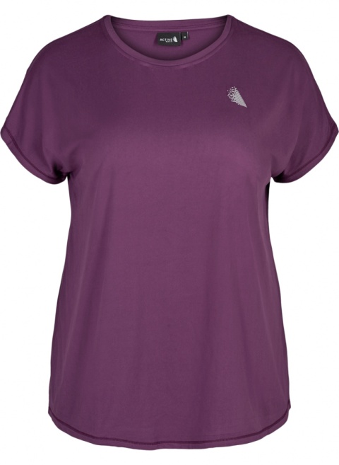 ZIZZI SPORTOWY T-SHIRT FIOLET 053A