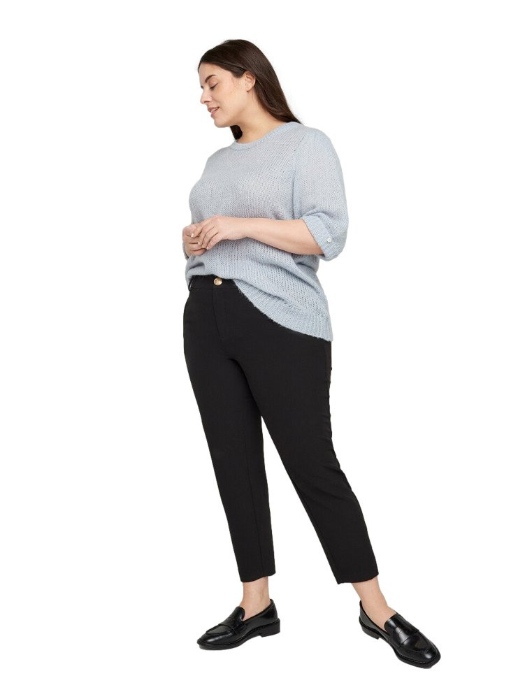 ZIZZI ELEGANCKIE CZARNE SPODNIE 642B ZIZZI ELEGANCKIE CZARNE SPODNIE 642B