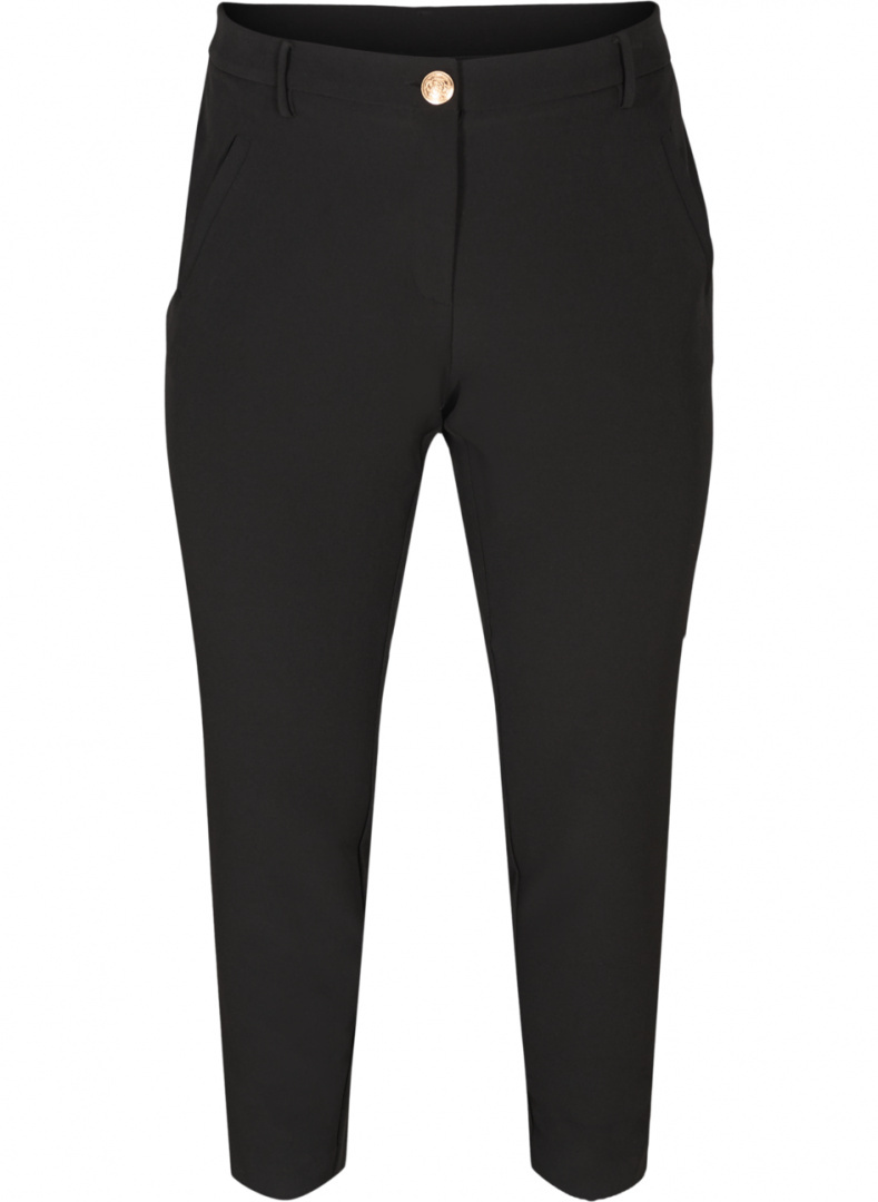 ZIZZI ELEGANCKIE CZARNE SPODNIE 642B ZIZZI ELEGANCKIE CZARNE SPODNIE 642B