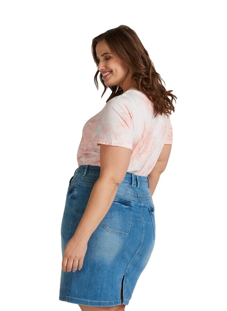 ZIZZI KLASYCZNY RÓŻOWY T-SHIRT 483A ZIZZI KLASYCZNY RÓŻOWY T-SHIRT 483A