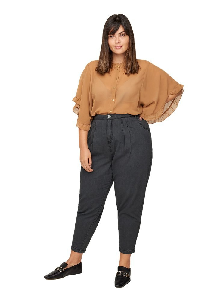 ZIZZI SPODNIE SLOUCHY WYSOKI STAN 421C ZIZZI SPODNIE SLOUCHY WYSOKI STAN 421C