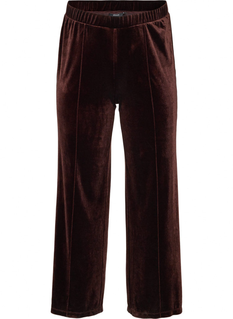 ZIZZI ELEGANCKIE SPODNIE WELUROWE 267A ZIZZI ELEGANCKIE SPODNIE WELUROWE 267A