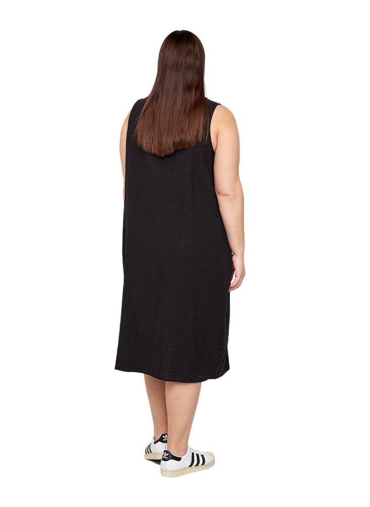 ZIZZI MODNA LETNIA SUKIENKA CZARNA 631C ZIZZI MODNA LETNIA SUKIENKA CZARNA 631C