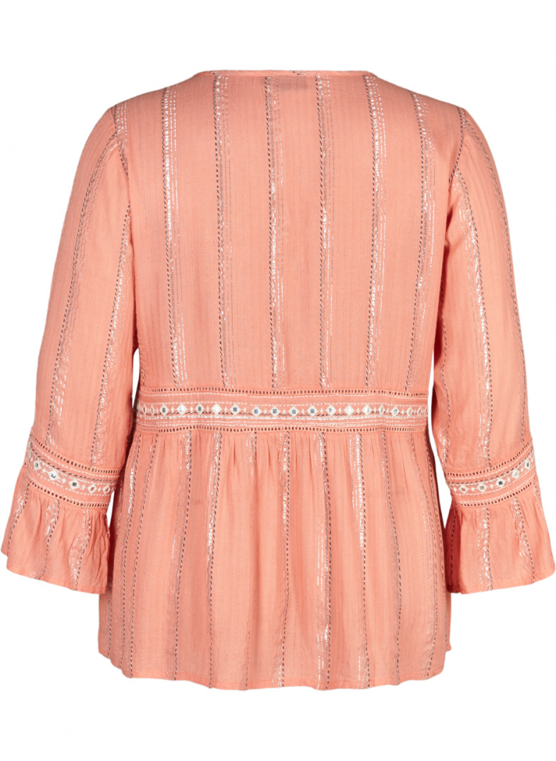 ZIZZI POMARAŃCZOWA BLUZKA BOHO HAFT 060AW ZIZZI POMARAŃCZOWA BLUZKA BOHO HAFT 060AW