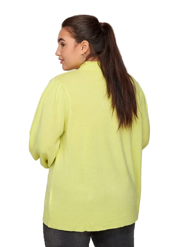 ZIZZI ŻÓŁTY DZIANINOWY SWETER 843A ZIZZI ŻÓŁTY DZIANINOWY SWETER 843A