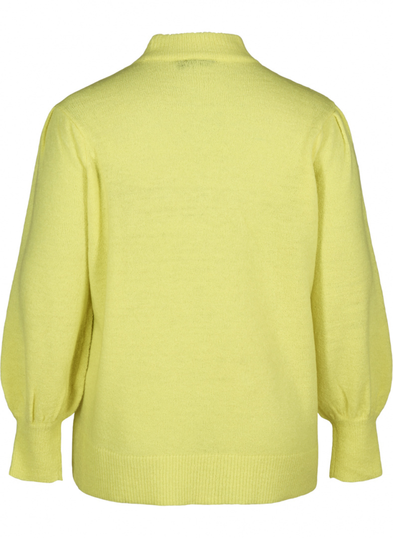 ZIZZI ŻÓŁTY DZIANINOWY SWETER 843A ZIZZI ŻÓŁTY DZIANINOWY SWETER 843A