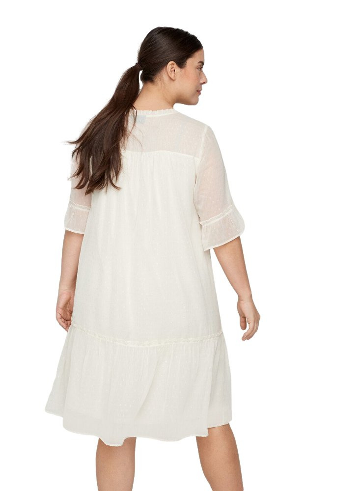 ZIZZI ELEGANCKA SUKIENKA BIAŁA 520A ZIZZI ELEGANCKA SUKIENKA BIAŁA 520A