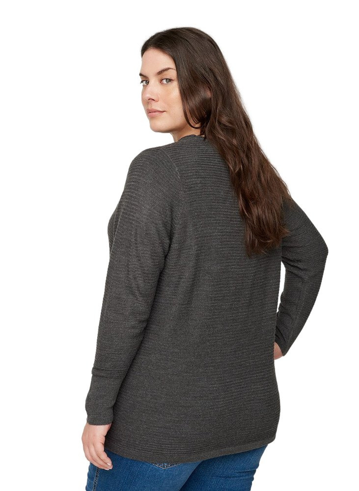 ZIZZI FANTASTYCZNY SZARY PULLOVER 700A ZIZZI FANTASTYCZNY SZARY PULLOVER 700A
