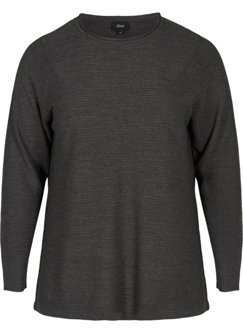 ZIZZI FANTASTYCZNY SZARY PULLOVER 700A ZIZZI FANTASTYCZNY SZARY PULLOVER 700A