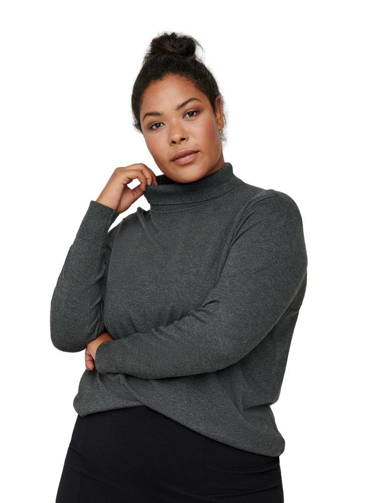 ZIZZI KLASYCZNY SZARY SWETER 581A ZIZZI KLASYCZNY SZARY SWETER 581A