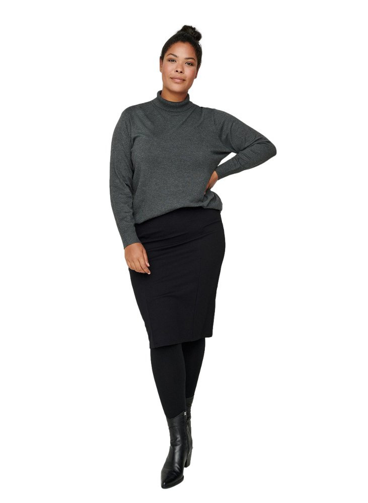 ZIZZI KLASYCZNY SZARY SWETER 581A ZIZZI KLASYCZNY SZARY SWETER 581A