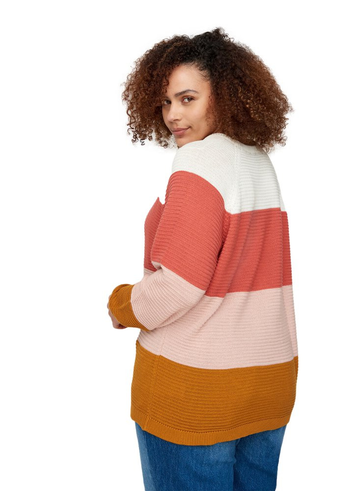 ZIZZI PIĘKNY SWETER KOLOROWY TŁOCZENIA 624B ZIZZI PIĘKNY SWETER KOLOROWY TŁOCZENIA 624B