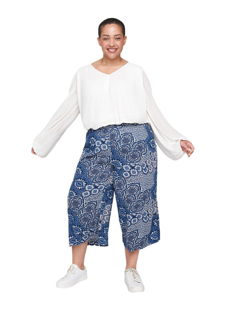 ZIZZI ELEGANCKA PLISOWANA BLUZKA BIAŁA 516A ZIZZI ELEGANCKA PLISOWANA BLUZKA BIAŁA 516A
