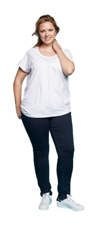 ZIZZI GRANATOWE SPODNIE JEANS N86 300A ZIZZI GRANATOWE SPODNIE JEANS N86 300A