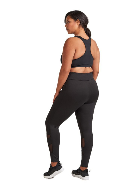 ZIZZI SPORTOWE CZARNE LEGGINSY SIATECZKA 008D ZIZZI SPORTOWE CZARNE LEGGINSY SIATECZKA 008D