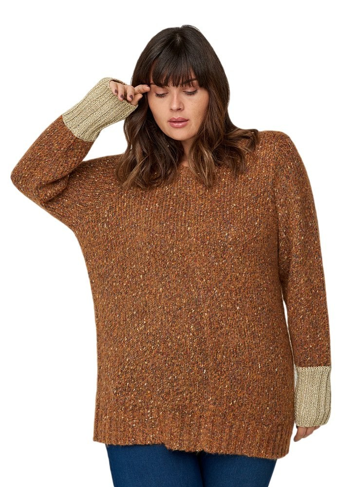 ZIZZI ZAY DZIANINOWY SWETER BALONOWE RĘKAWY 244A ZIZZI ZAY DZIANINOWY SWETER BALONOWE RĘKAWY 244A