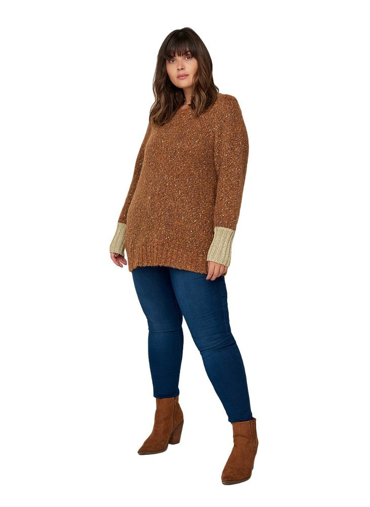 ZIZZI ZAY DZIANINOWY SWETER BALONOWE RĘKAWY 244A ZIZZI ZAY DZIANINOWY SWETER BALONOWE RĘKAWY 244A
