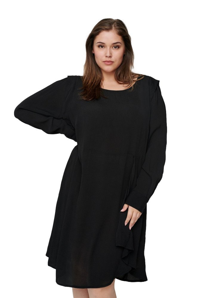 ZIZZI CZARNA SUKIENKA WISKOZA 966B ZIZZI CZARNA SUKIENKA WISKOZA 966B