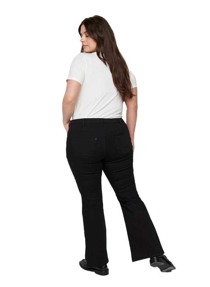 ZIZZI ELEGANCKIE CZARNE SPODNIE 777A ZIZZI ELEGANCKIE CZARNE SPODNIE 777A