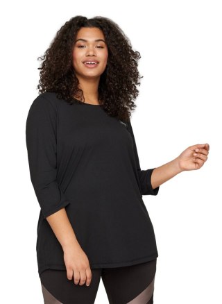 ZIZZI WYGODNA CZARNA SPORTOWA BLUZKA 053D