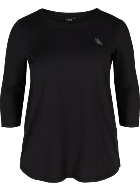 ZIZZI WYGODNA CZARNA SPORTOWA BLUZKA 053D ZIZZI WYGODNA CZARNA SPORTOWA BLUZKA 053D