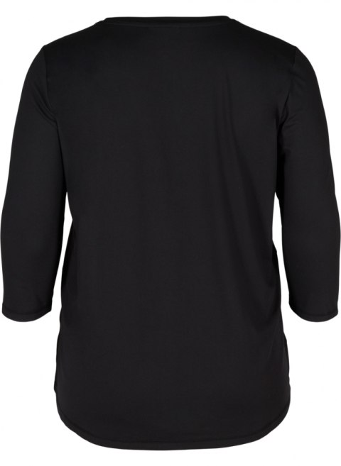 ZIZZI WYGODNA CZARNA SPORTOWA BLUZKA 053D ZIZZI WYGODNA CZARNA SPORTOWA BLUZKA 053D
