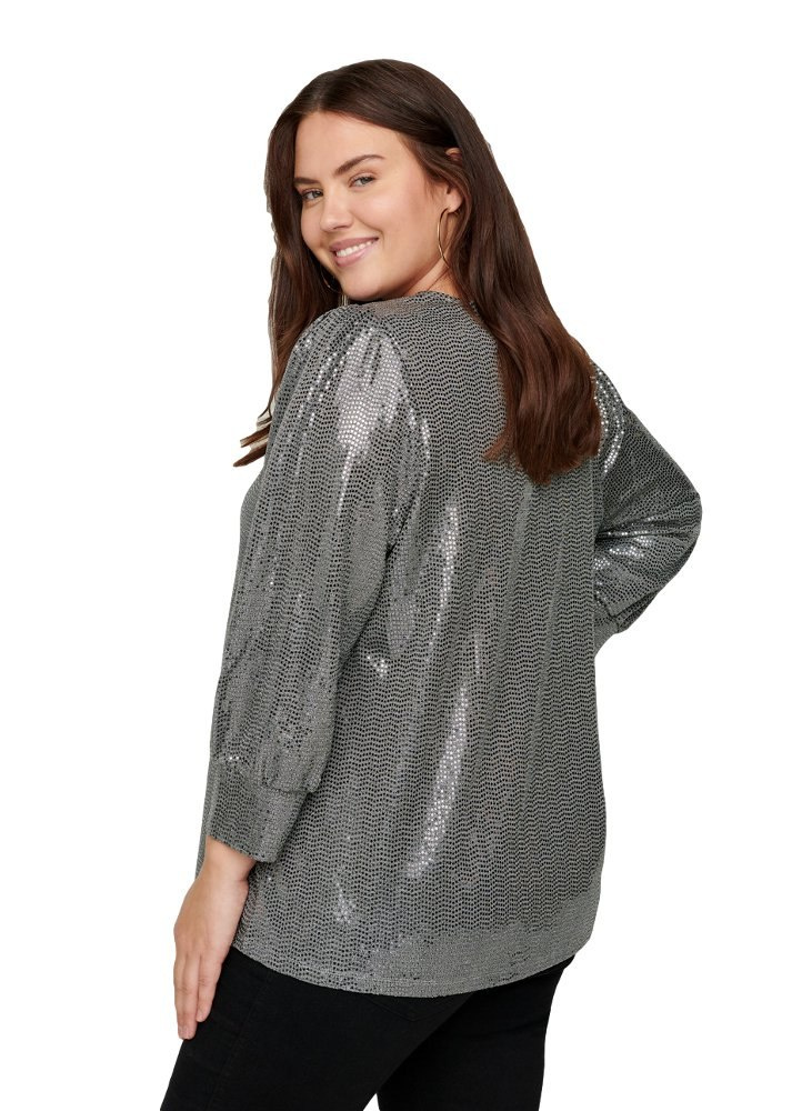 ZIZZI ELEGANCKA I KOBIECA BLUZKA CEKINY 036B ZIZZI ELEGANCKA I KOBIECA BLUZKA CEKINY 036B