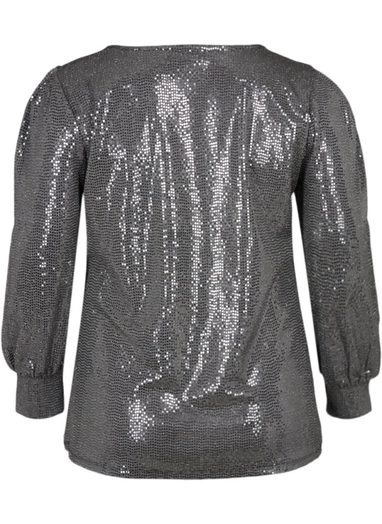 ZIZZI ELEGANCKA I KOBIECA BLUZKA CEKINY 036B ZIZZI ELEGANCKA I KOBIECA BLUZKA CEKINY 036B