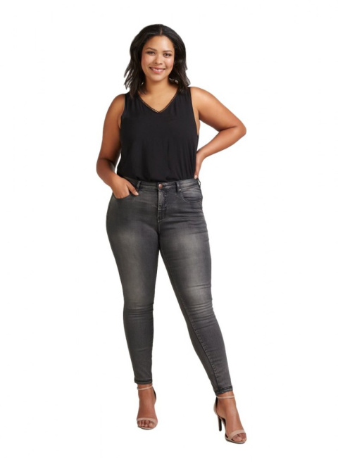 ZIZZI SZARE KLASYCZNE JEANSY SPODNIE N82 305L ZIZZI SZARE KLASYCZNE JEANSY SPODNIE N82 305L