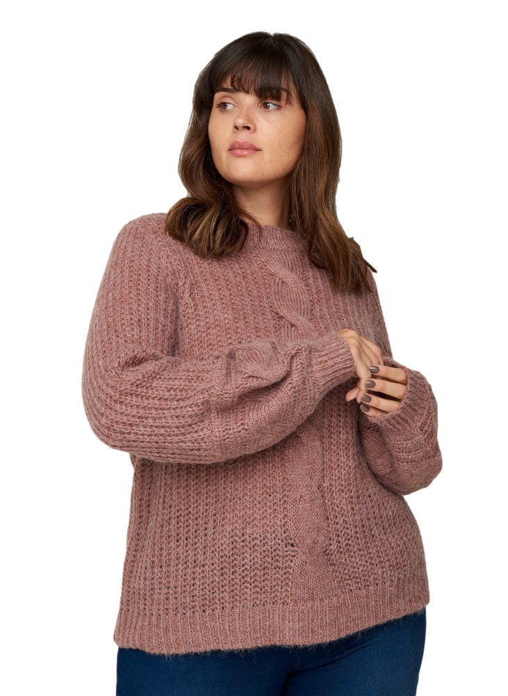 ZIZZI PIĘKNY RÓŻOWY SWETER DZIANINA WZÓR 780B ZIZZI PIĘKNY RÓŻOWY SWETER DZIANINA WZÓR 780B