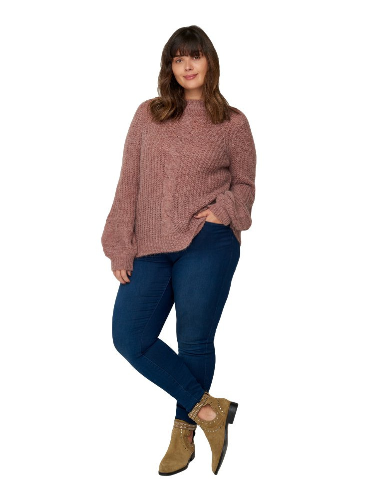 ZIZZI PIĘKNY RÓŻOWY SWETER DZIANINA WZÓR 780B ZIZZI PIĘKNY RÓŻOWY SWETER DZIANINA WZÓR 780B
