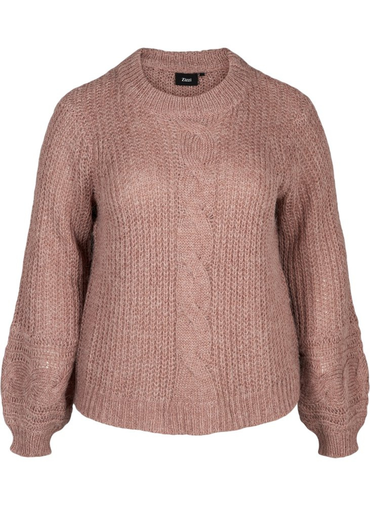 ZIZZI PIĘKNY RÓŻOWY SWETER DZIANINA WZÓR 780B ZIZZI PIĘKNY RÓŻOWY SWETER DZIANINA WZÓR 780B