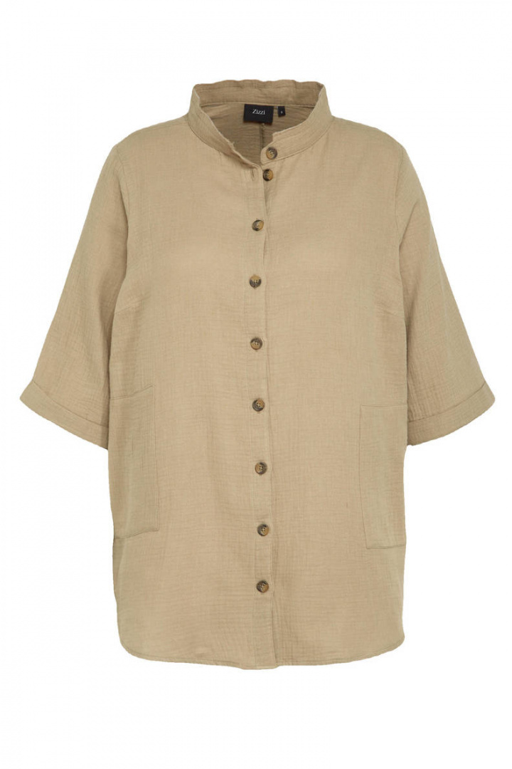 ZIZZI MODNA OLIWKOWA KOSZULA 551A ZIZZI MODNA OLIWKOWA KOSZULA 551A