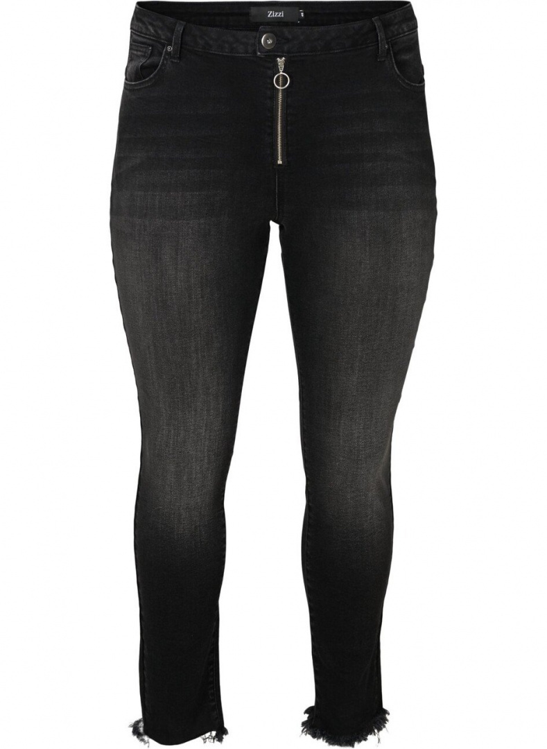 ZIZZI SZARE PRZECIERANE SPODNIE JEANSY 000A ZIZZI SZARE PRZECIERANE SPODNIE JEANSY 000A