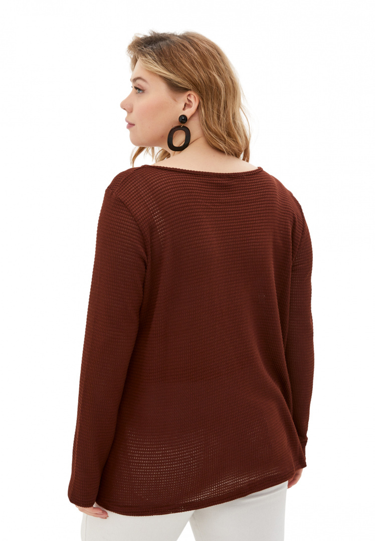ZIZZI UROCZY BRĄZOWY SWETER 298A ZIZZI UROCZY BRĄZOWY SWETER 298A
