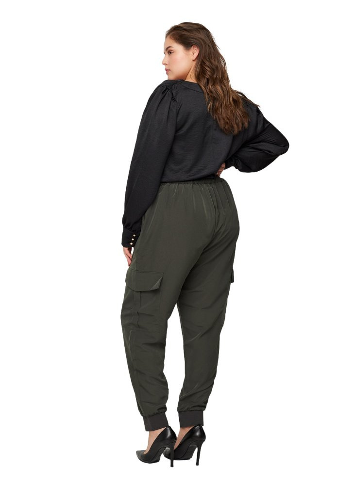 ZIZZI ZIELONE SPODNIE CARGO 340A ZIZZI ZIELONE SPODNIE CARGO 340A