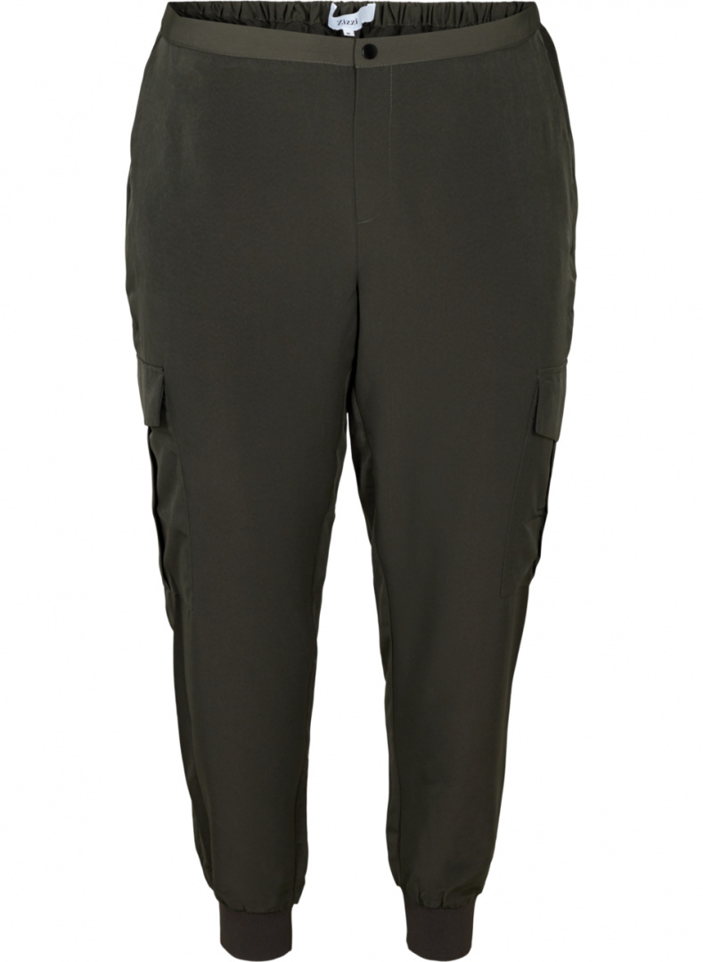 ZIZZI ZIELONE SPODNIE CARGO 340A ZIZZI ZIELONE SPODNIE CARGO 340A