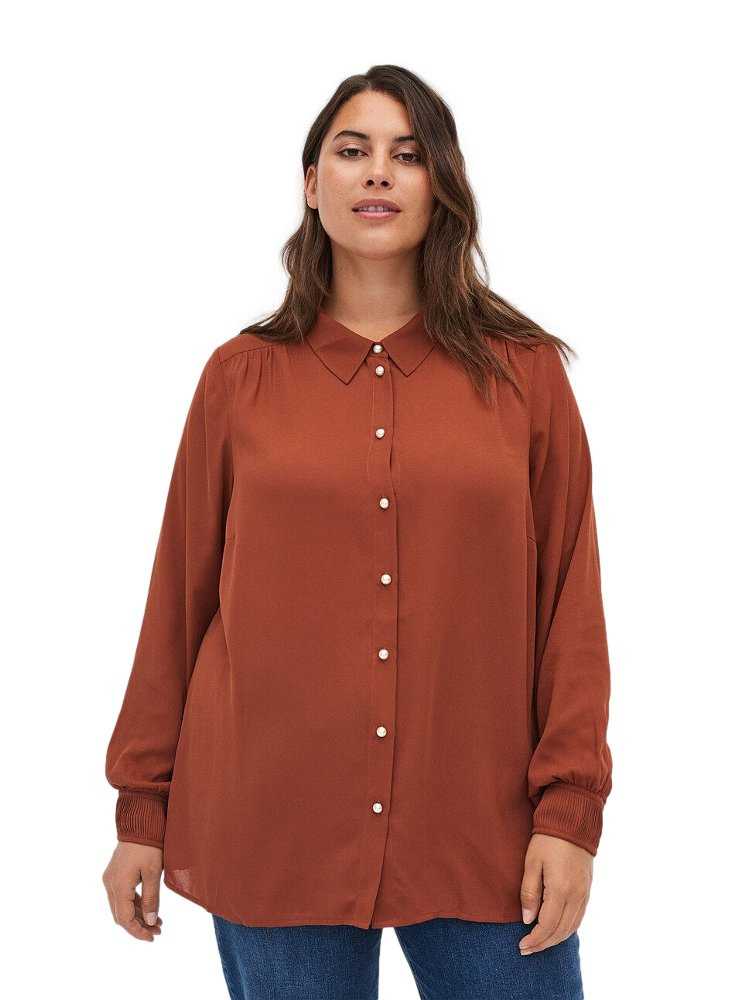ZIZZI FANTASTYCZNA RUDA KOSZULA 590A ZIZZI FANTASTYCZNA RUDA KOSZULA 590A