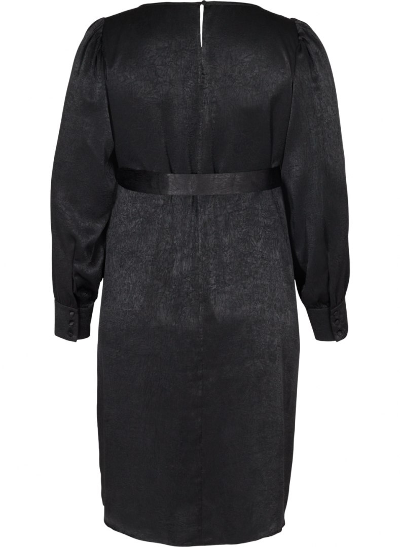 ZIZZI ELEGANCKA SUKIENKA CZARNA 415AW ZIZZI ELEGANCKA SUKIENKA CZARNA 415AW
