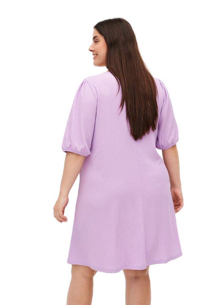 ZIZZI KOBIECA TRAPEZOWA LILIOWA SUKIENKA 357A ZIZZI KOBIECA TRAPEZOWA LILIOWA SUKIENKA 357A