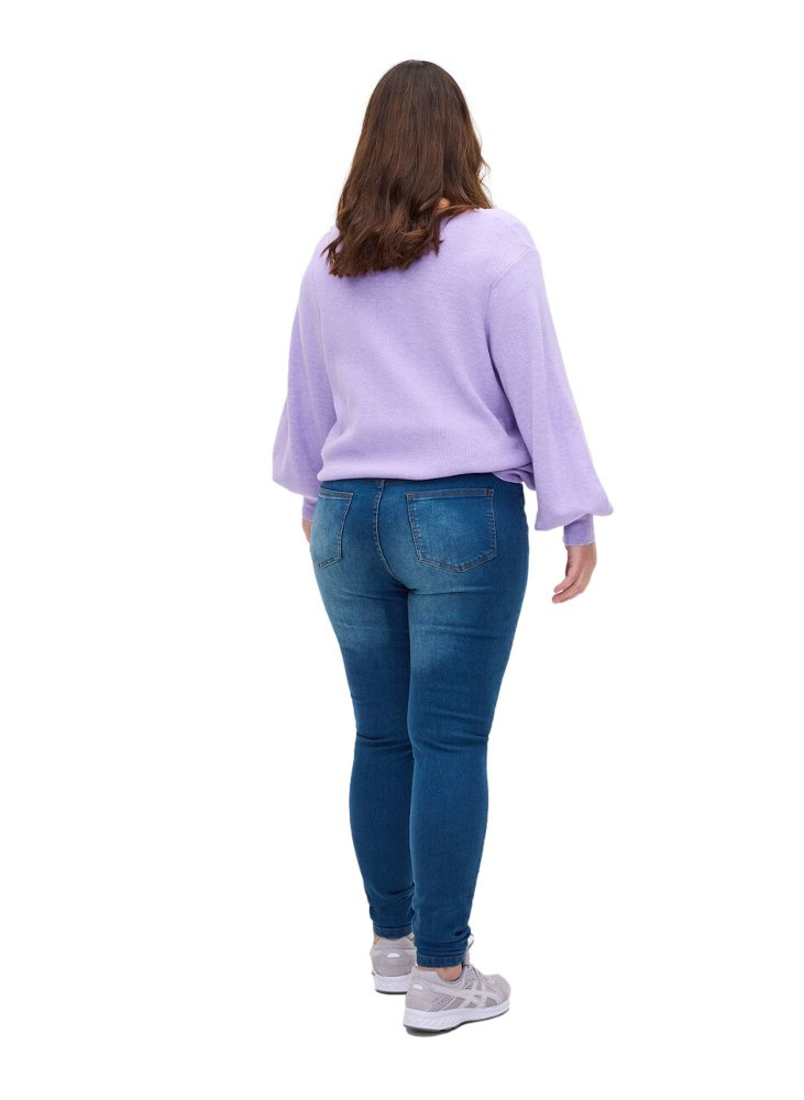 ZIZZI NIEBIESKIE JEANSY RURKI AMY N 78 007A ZIZZI NIEBIESKIE JEANSY RURKI AMY N 78 007A