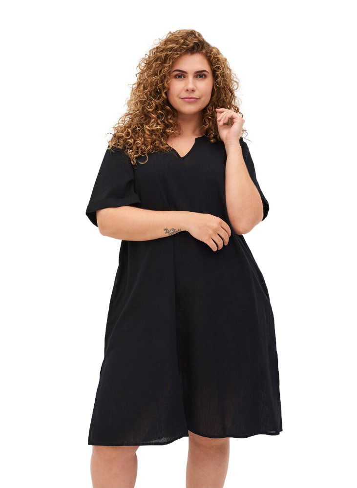 ZIZZI KLASYCZNA CZARNA TUNIKA/SUKIENKA 358A ZIZZI KLASYCZNA CZARNA TUNIKA/SUKIENKA 358A