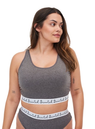 ZIZZI SZARY SPORTOWY BIUSTONOSZ 067I