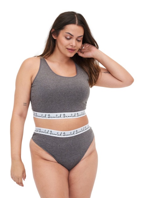 ZIZZI SZARY SPORTOWY BIUSTONOSZ 067I