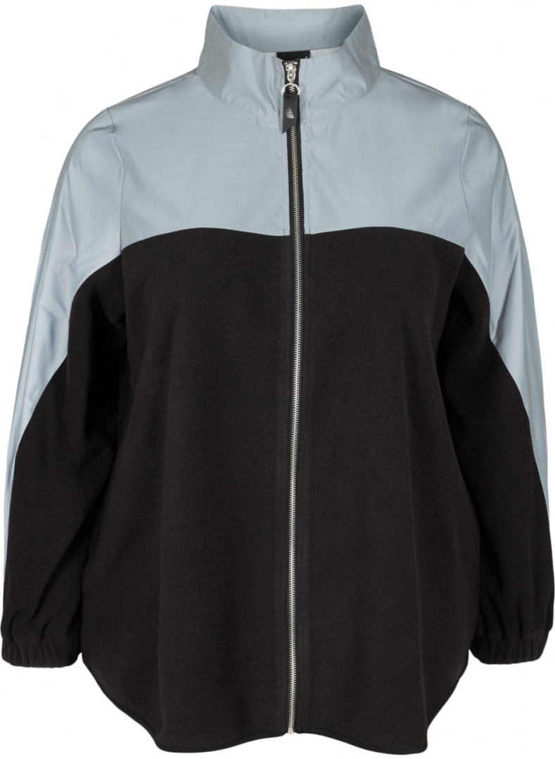 ZIZZI MODNA CZARNA BLUZA POLAR ODBLASK 690C ZIZZI MODNA CZARNA BLUZA POLAR ODBLASK 690C